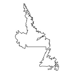 Rugged Outline, Newfoundland and Labrador Province, Canada