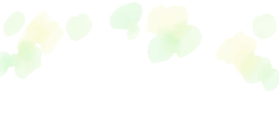 薄い黄色や黄緑のグラデーションの光のような水彩背景イラスト