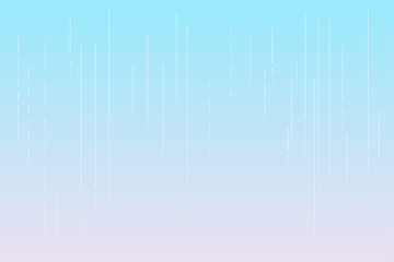 シンプルな雨とグラデーションの背景イラスト