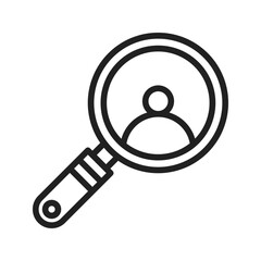 Find Candidate icon vector image. Suitable for mobile apps, web apps and print media.