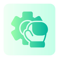 Boxing  gradient icon