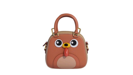 A quirky owl-shaped purse design great for fashion, kids, or whimsical content.