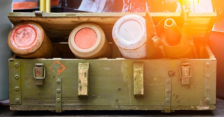 A Box of Old Explosives