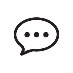 speech bubble icon. Vector Illustration Eps 10