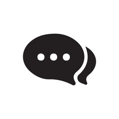 vector illustration of a speech bubble