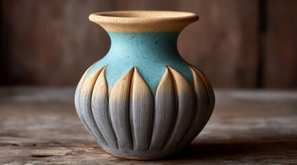 ceramic vase: rustic glaze