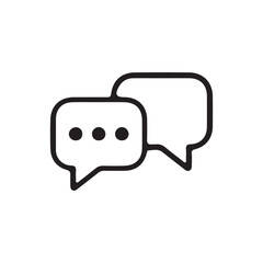 Comment icon. message symbol. Comment icon speech bubble symbol. Speech bubble collection. Vector Illustration Eps 10