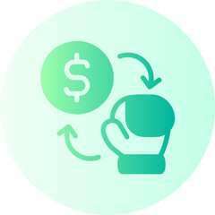 Exchange gradient icon