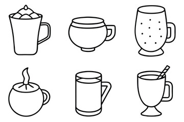 Sex on the Beach Line Art Unique Drawing for Printing  