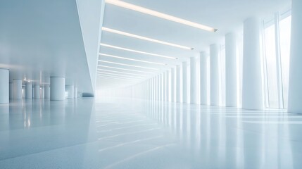 Obraz premium Abstract white industrial texture with simple geometric pattern, embodying minimalism and clean aesthetics.