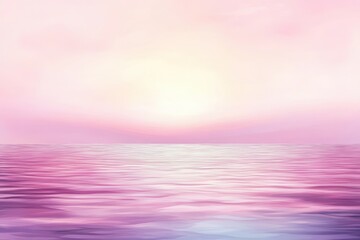 Obraz premium Pastel Sunset Over Water