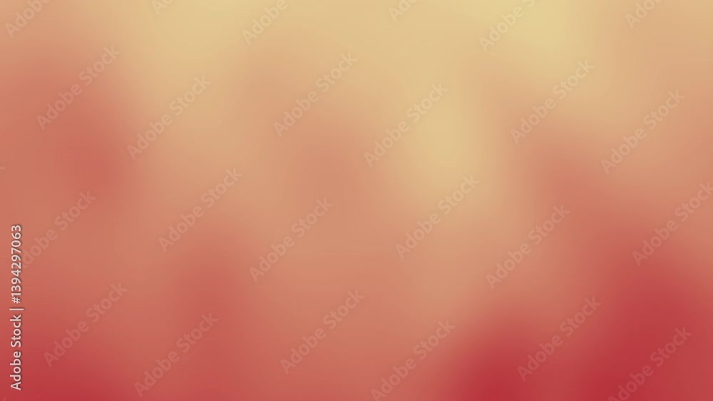 Poster a warm gradient blend of soft colors transitioning from light cream to a deep reddish hue.