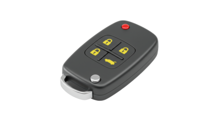 Isolated Car Key with Remote Control Features