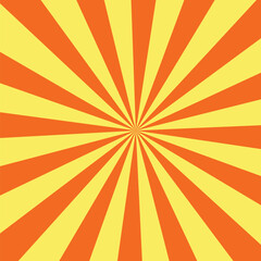 Fototapeta premium Sun burst background. Sun rays background. Retro abstraction. Comic design. Sunrise Sunset.