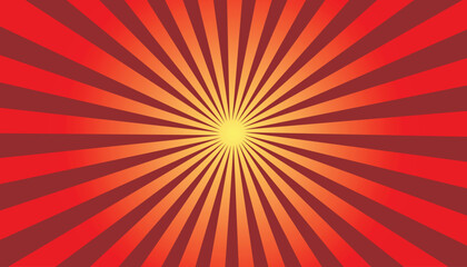 Sun rising, Stars burst, light rays shiny effect, abstract background