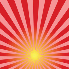 Sun rising, Stars burst, light rays shiny effect, abstract background