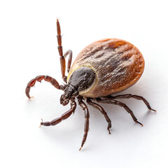 spider on white background