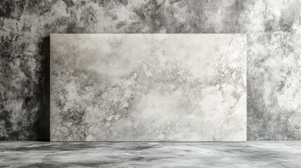 Gray Concrete Wall Texture Background Mockup