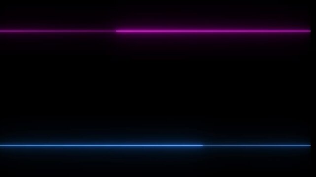 Horizontal neon lines.Blue speed lines.Motion light effect.Vector. red.Vector illustration of a blue color. Light effect. Abstract laser beams of light. glowing neon lines. 