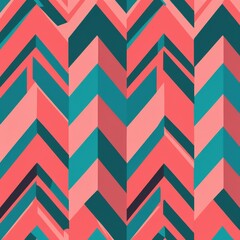 Vibrant Chevron Stripes Seamless Pattern