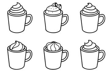 Smoothie Line Art Illustration Simple Drawing for Art Projects Inspiration  