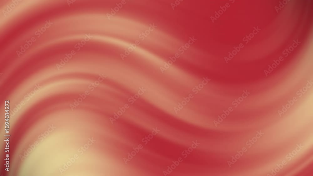Poster a smooth, flowing abstract background featuring warm hues of red and beige, creating a serene and ca