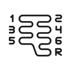 Shifter icon vector image. Suitable for mobile apps, web apps and print media.