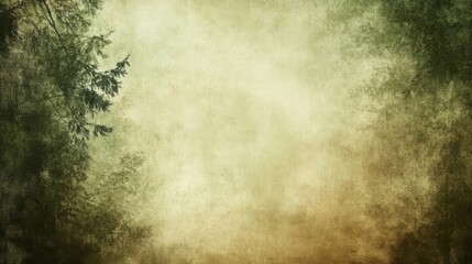 Dark Green and Brown Vintage Grunge Texture Background