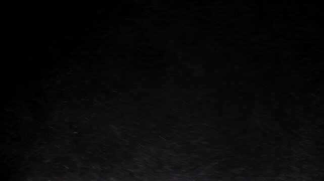The storm winds are blowing dust particles