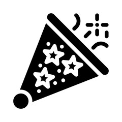 confetti glyph icon