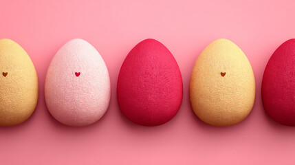 Obraz premium easter pattern: abstract egg design