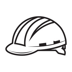 Safety Helmet Outline Icon