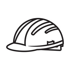 Safety Helmet Outline Icon