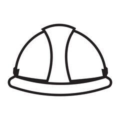 Safety Helmet Outline Icon