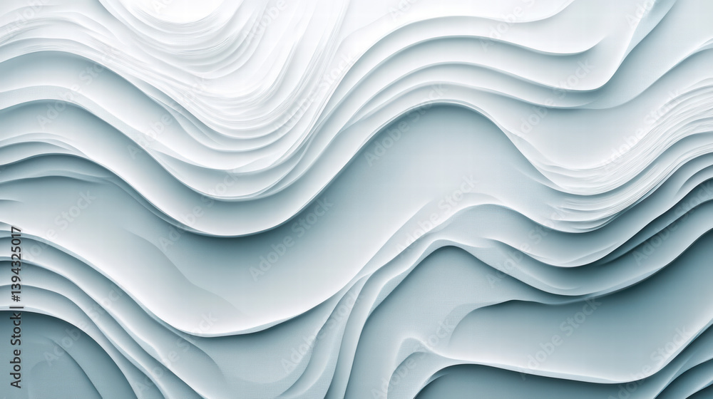 Poster abstract wavy pattern: a sophisticated abstract image showcases a series of fluid, undulating waves,