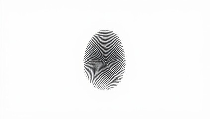 Fingerprint Identity Security Concept