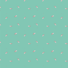 Vector blue leaves pattern background