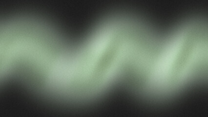 Elegant black background with a blend of light pale green to darker grayish green gradients. The smooth, blurred effect is perfect for backgrounds, graphic design elements, or abstract artwork.
