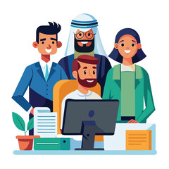 Obraz premium professional-business-people--programmer-working