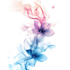 Obraz premium abstract background with flowers