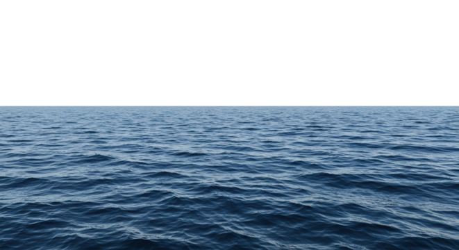 Serene Ocean Panorama Calm Blue Water Surface Texture