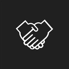 handshake finance deal. New investments and financial success. Business partnership. Successful deal. Business agreement contract concept. 3d rendering. Vector illustration