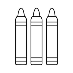 crayons icon, crayons vector illustration-simple illustration of crayons, perfect for crayons logos and icons