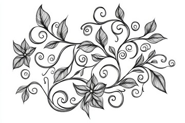 Obraz premium Intricate Floral Design