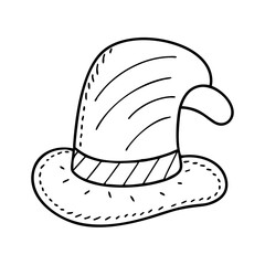 hat icon, hat vector illustration-simple illustration of hat, perfect for hat logos and icons
