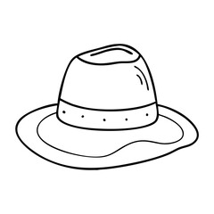 hat icon, hat vector illustration-simple illustration of hat, perfect for hat logos and icons