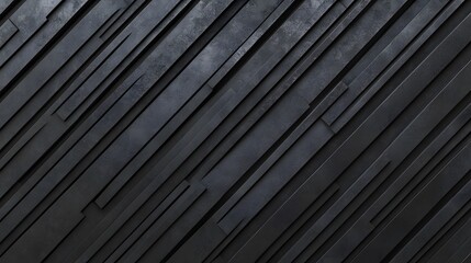 Fototapeta premium Abstract Dark Grey Diagonal Stripes Geometric Texture Background