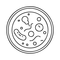 petri dish icon, petri dish vector illustration-simple illustration of petri dish, perfect for petri dish logos and icons