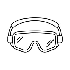 safety glasses icon, safety glasses vector illustration-simple illustration of safety glasses, perfect for safety glasses logos and icons