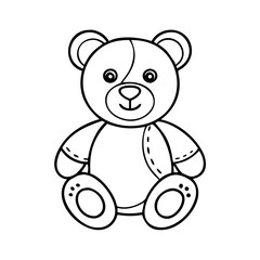 stuffed animal icon, stuffed animal vector illustration-simple illustration of stuffed animal, perfect for stuffed animal logos and icons
